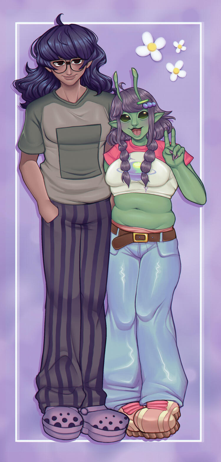 Art Fight Fanart #1 (Lyra and Juno)